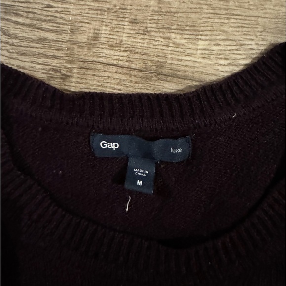 Gap long sleeve sweater maroon colour - Picture 3 of 4